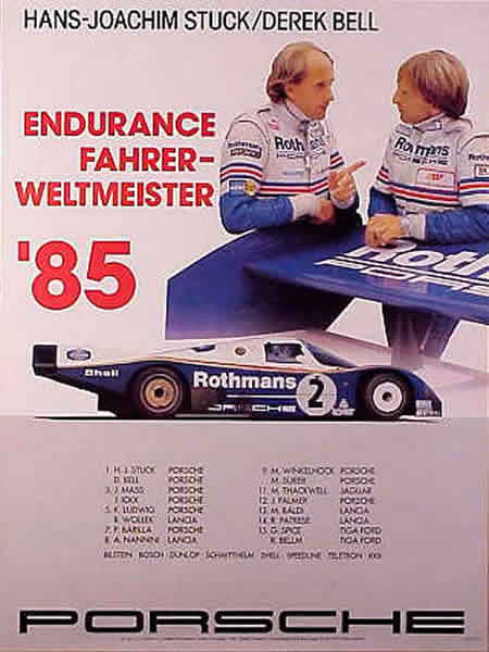 Endurance Fahrer-Weiltmeister with Stuck/Bell Poster        