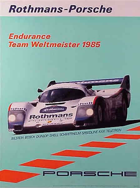 Endurance Team Weltmeister (1985) Poster                    