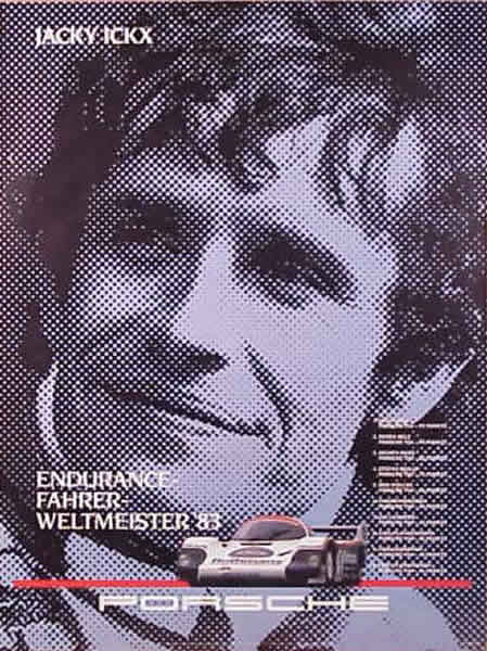 Endurance Fahrer Welmeister 1983 Jacky Ickx                 