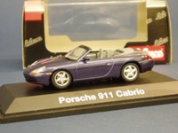 Schuco Porsche 996 cabriolet - Metallic blue/purple