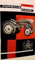 Porsche Junior Tractor Enamel Plaque