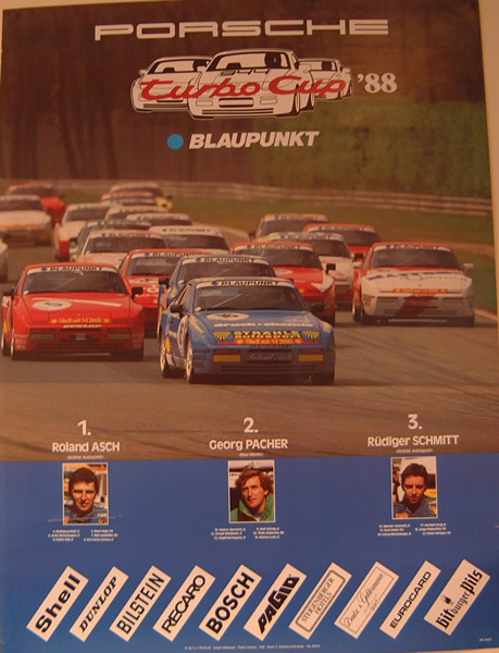 Turbo Cup Placings 1988 (944) Poster                        