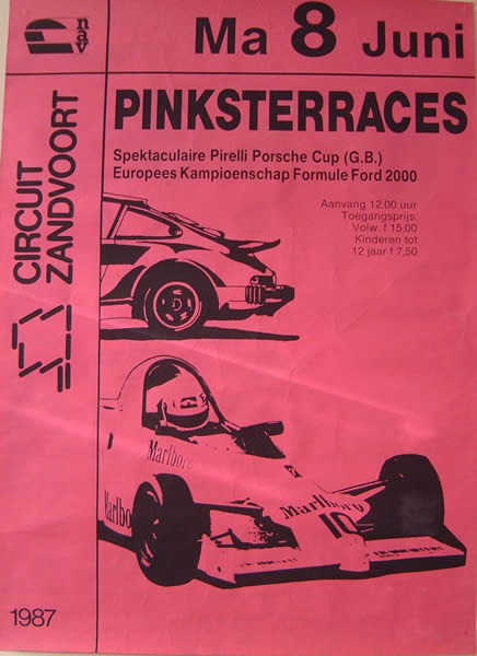 Pinkster Races Pirelli Porsche Cup Great Britain 1987       